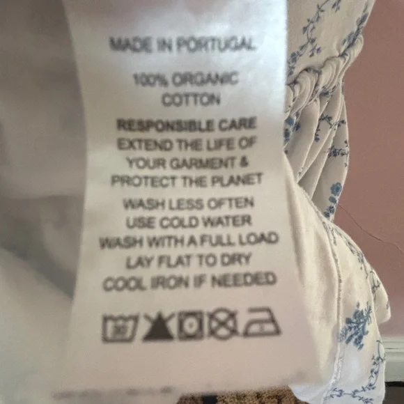 Hill House Blue and White Mini Dress with Floral Print - Picture 6 of 7